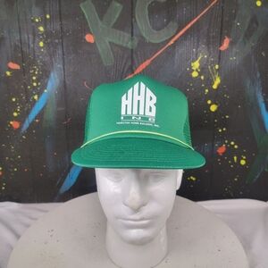 Vintage Green Hamilton Home Builders‎ Trucker Hat Mesh Back